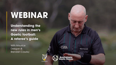 Understanding the new rules in men’s Gaelic football webinar