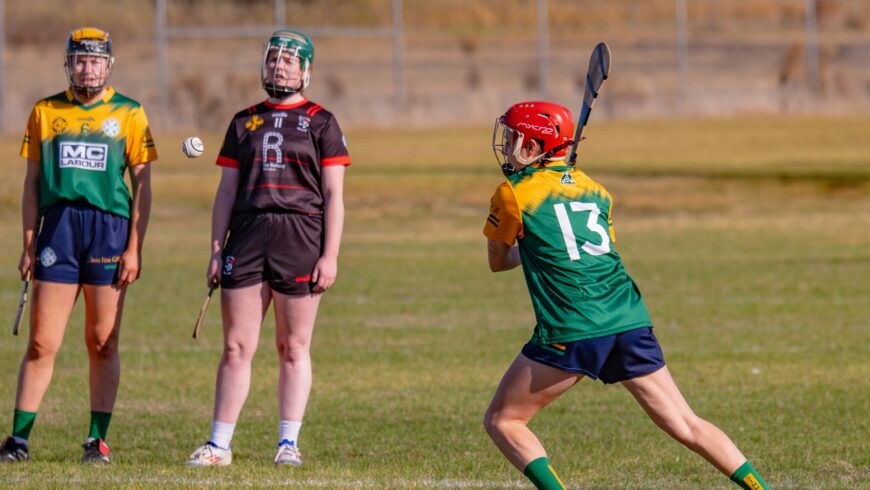 Sinn Féin and Garryowen in the Gaelic Games Victoria camogie league final 2025