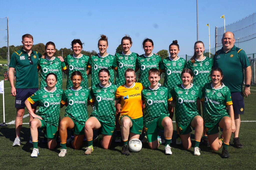 Australasia women's football team photo at GAA World Games 2026