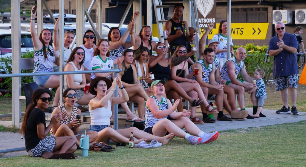 Local supporters at the Regional Games