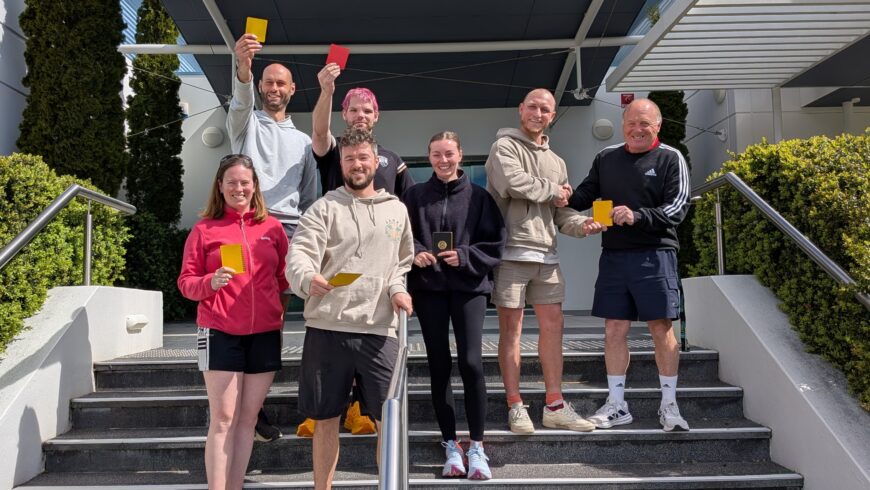 Seven new referees trained in Hobart